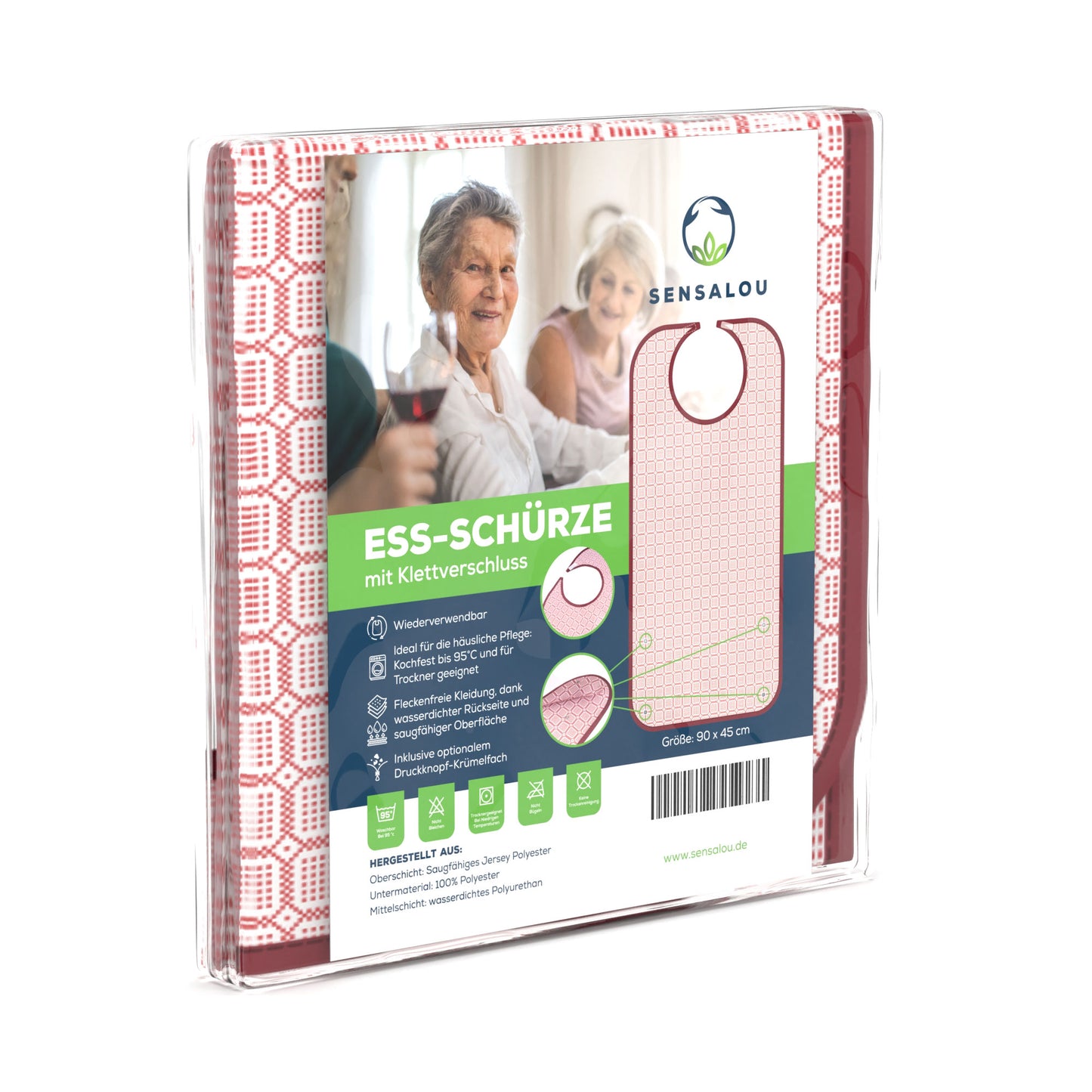 Sensalou Bavoir adulte - tablier de repas