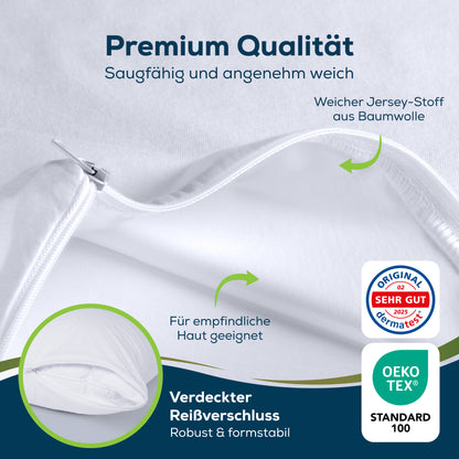 Sensalou Kissenbezug 2er Set wasserdicht