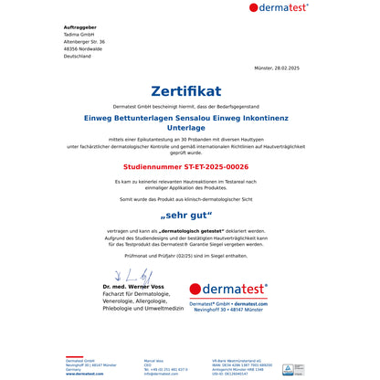 Sensalou Einweg Inkontinenz Unterlage