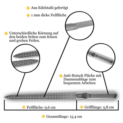 Nagelfeile aus Edelstahl