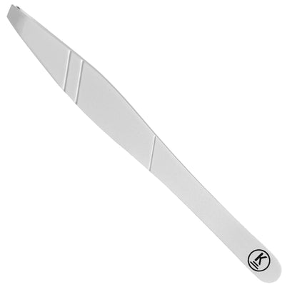 Tweezers for eyebrow plucking - slanted