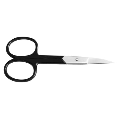 Nail scissors, curved, pointed - Black