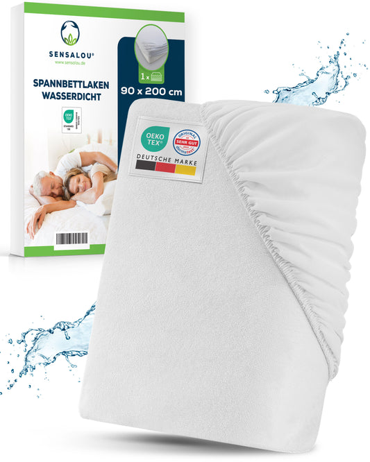 Sensalou waterproof fitted sheet