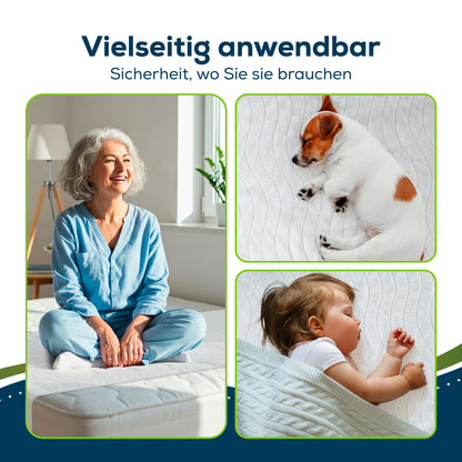 Sensalou Inkontinenz Unterlage mit Flügeln - 85x90 cm